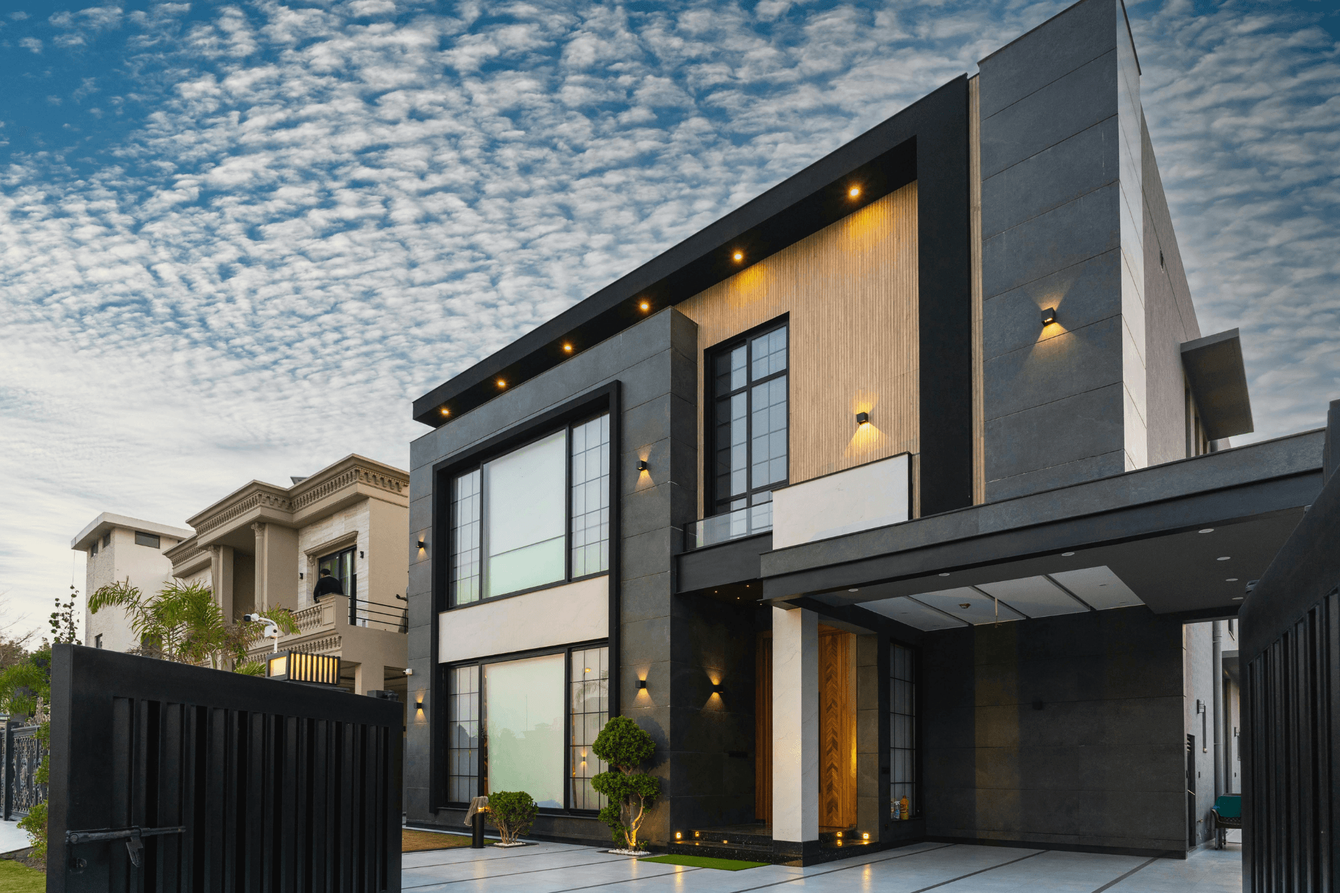 Luxury custom home built by ET&T Development in a beautiful green suburb